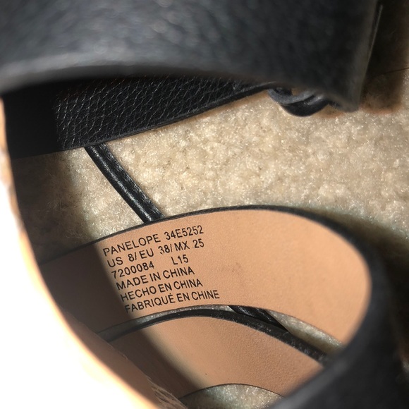 Calvin Klein Panelope Toscana Leather Sandals - Picture 8 of 8